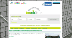 Desktop Screenshot of chelseaheightstennis.com.au